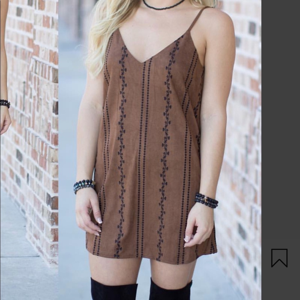 NWT Suede Mini Dress- Fall perfection, y’all 🍂